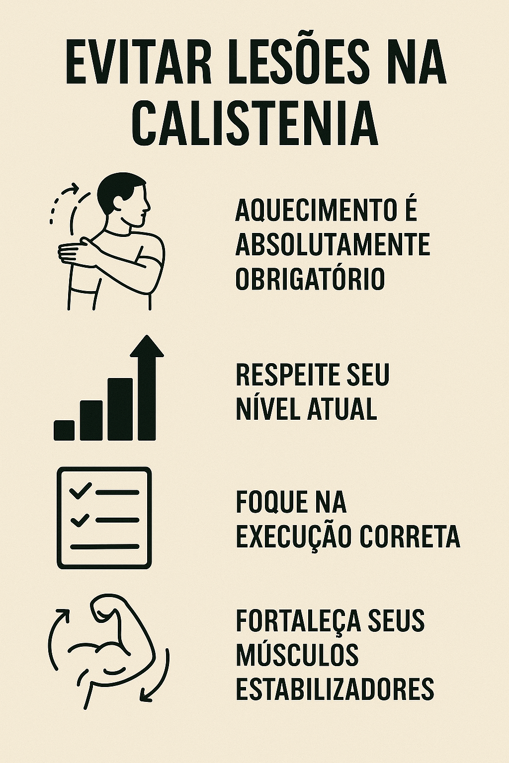 4 passos para evitar lesões 