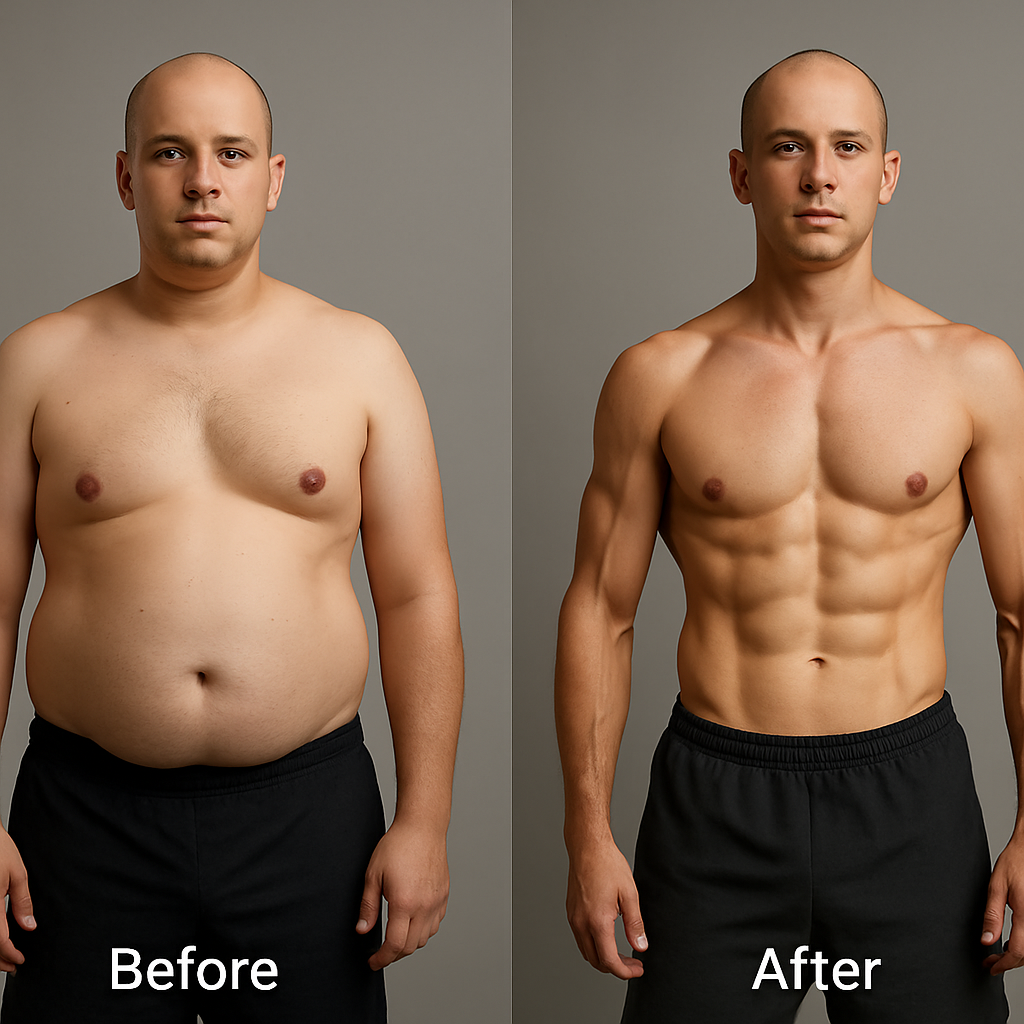 calistenia imagem antes e depois