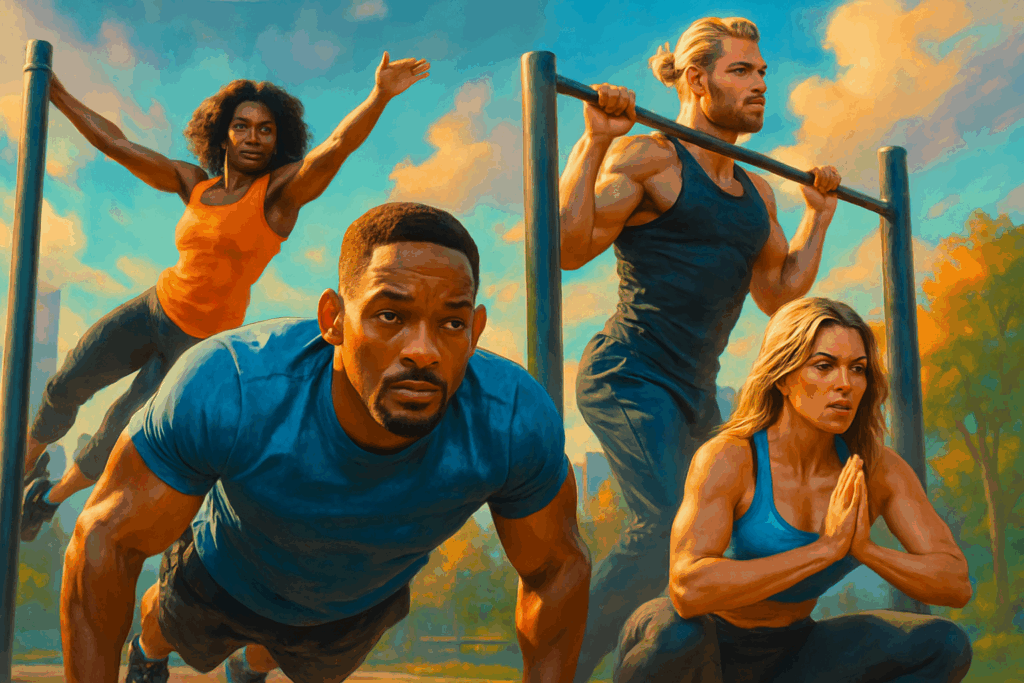 Famosos que Transformaram Seus Corpos com a Calistenia