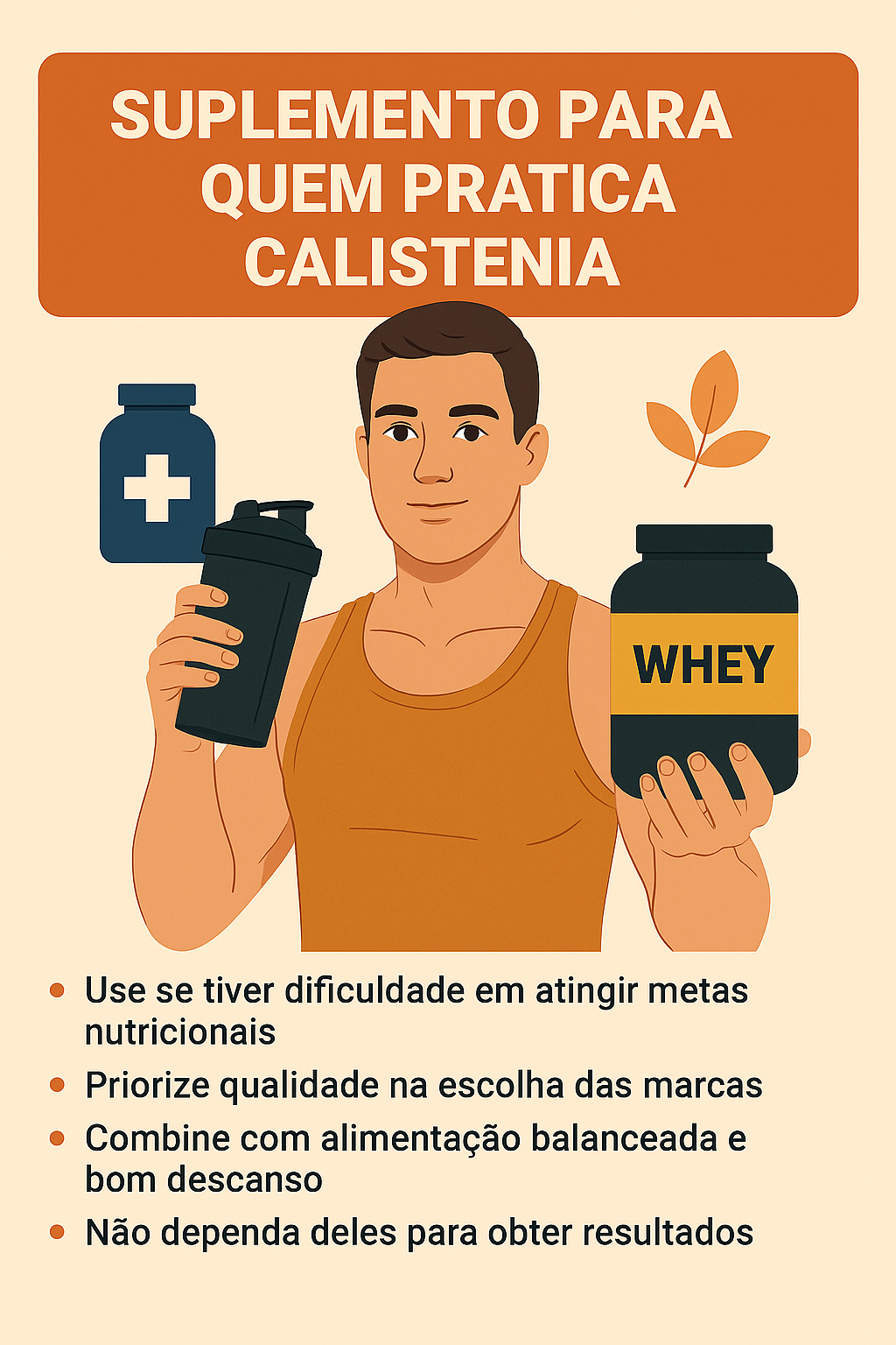 suplemento para quem pratica calistenia